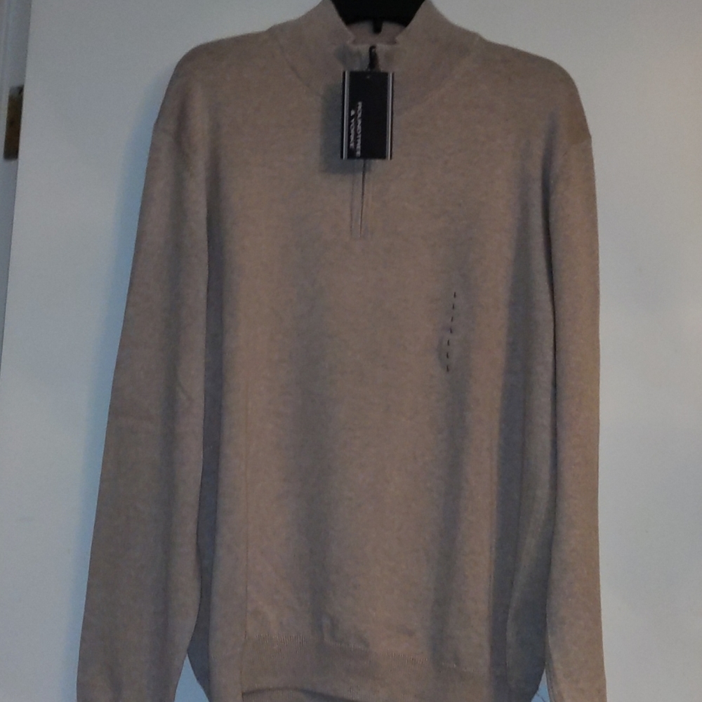 Zipper Sweater Style Shirt Large